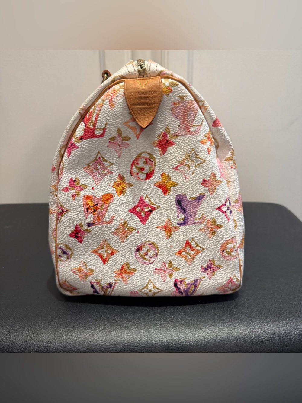 Louis Vuitton Limited Edition Monogram Watercolor Aquarelle Speedy 30 Bag COA - Picture 2 of 16